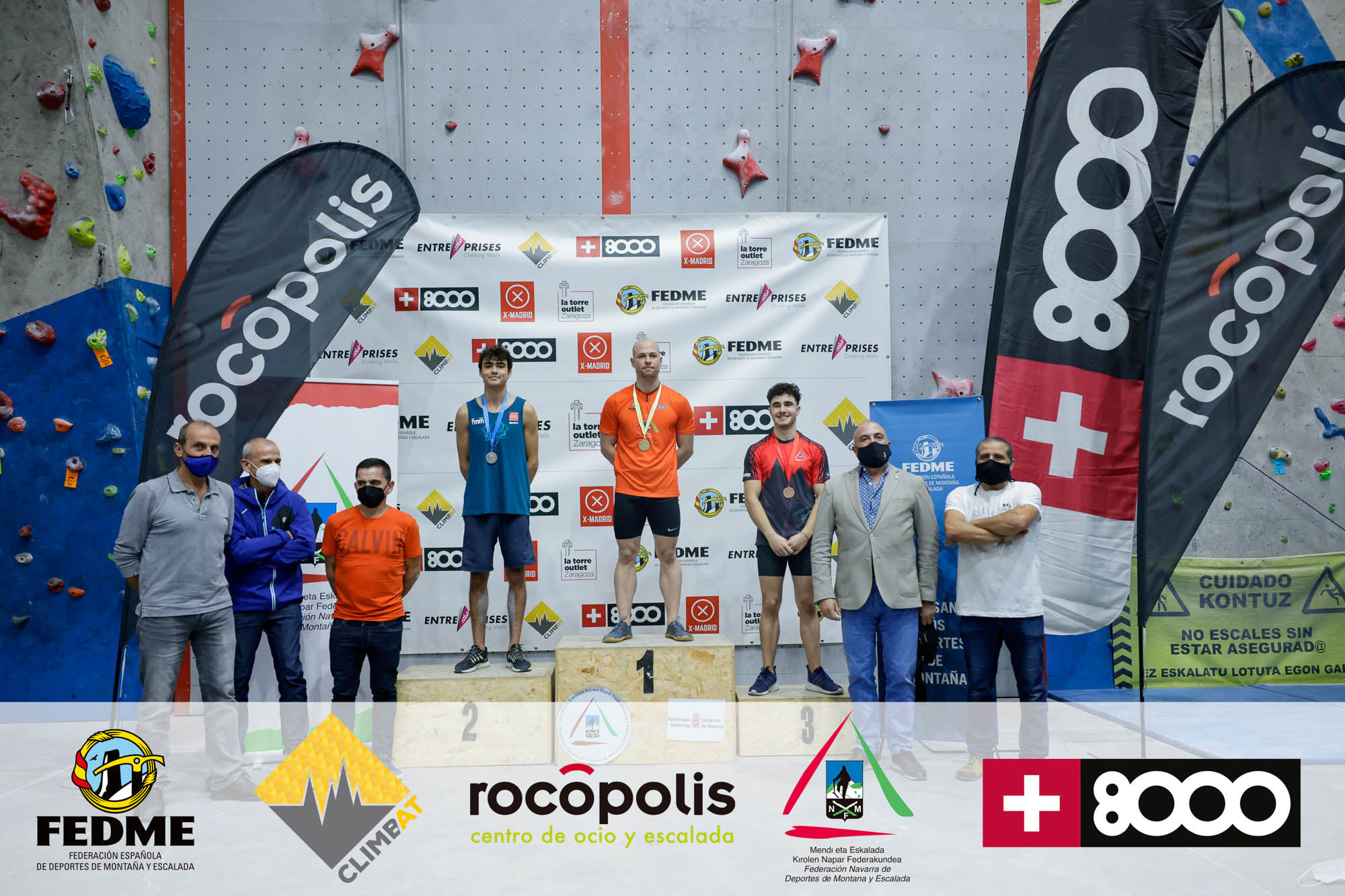 MEDALLAS NAVARRAS EN LOS CAMPEONATOS DE ESPAÑA DE ESCALADA